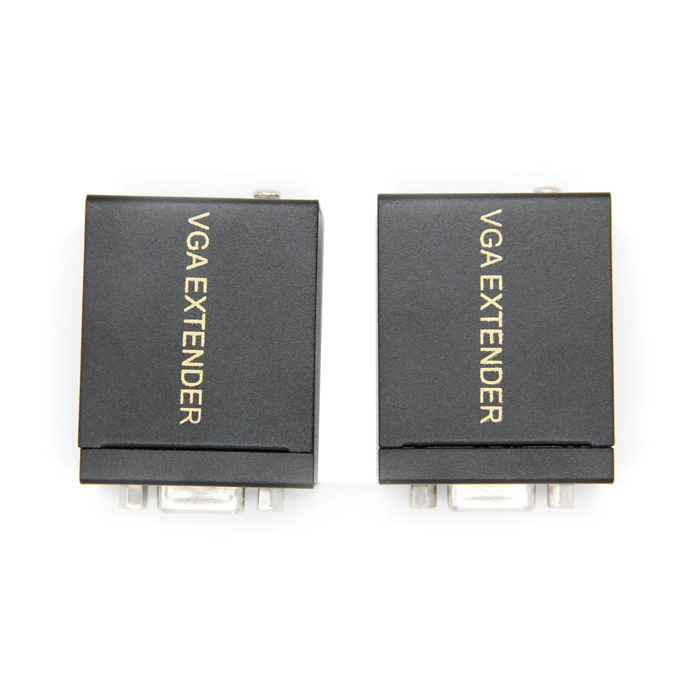 Горячая Распродажа сетевой кабель RJ45 Cat 5e/6 60 м удлинитель сигнала VGA адаптер