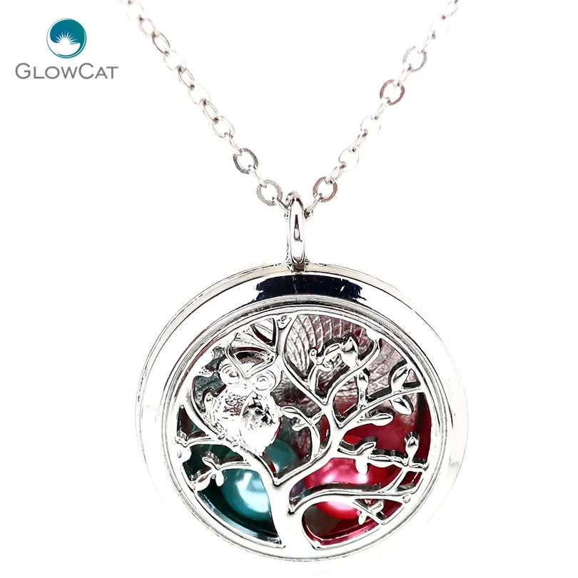 30mm Round Magnetic Living Memory Tree Owl Animal Locket for Charms Floating Pendants K1250 | Украшения и аксессуары