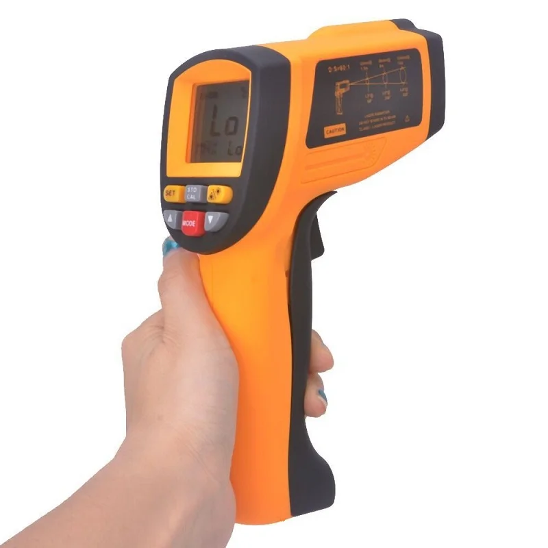 Handheld Infrared Thermometer On-line Measurement Of Industrial Temperature Gun GM2200 200 Degrees To 2200 | Инструменты