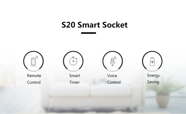 SONOFF S20 умная розетка Wifi беспроводное приложение удаленный ITEAD умный дом розетка таймер переключатель для Amazon Alexa Google домашняя вилка