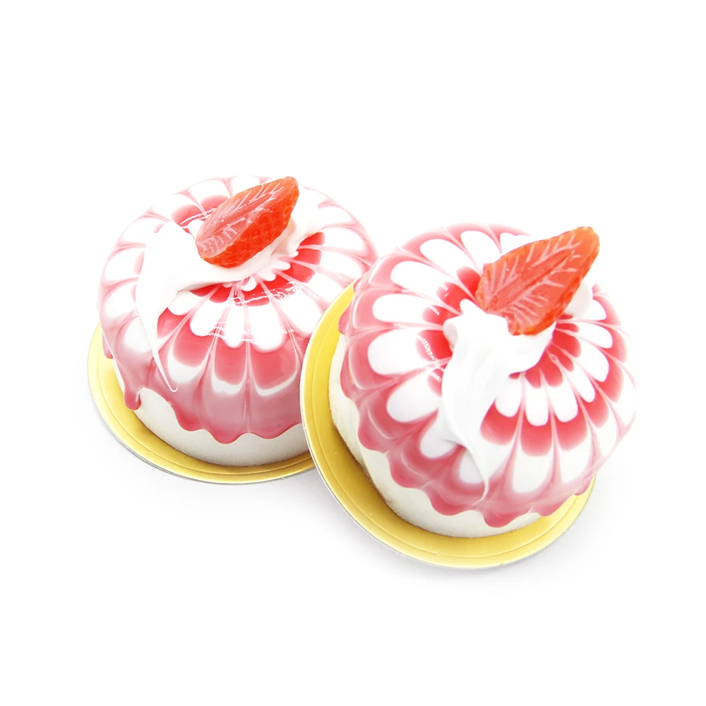 David accessories торт для сжимания игрушка медленно поднимающийся ароматизированный, игрушка для снятия стресса в магнитный декомпрессии игрушки "сделай сам" для детей, подарок, 1Yc5472 - Цвет: 80x80x45mm