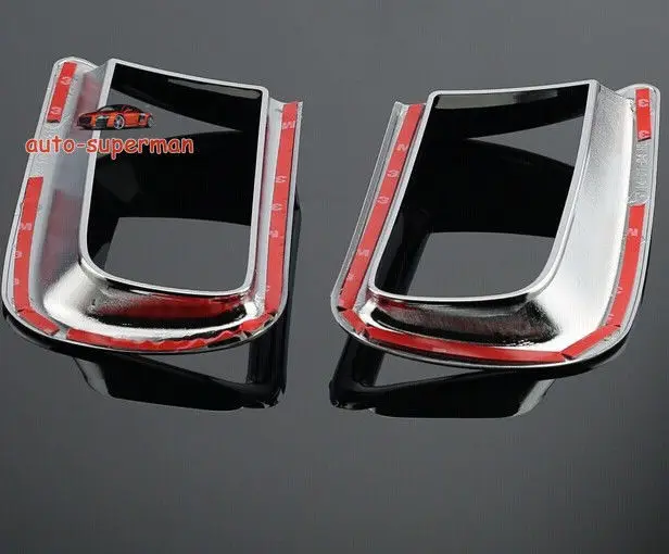 

Chrome Front Rear Fog Light cover trim FOR Toyota Prado FJ150 2010 2011 2012 2013