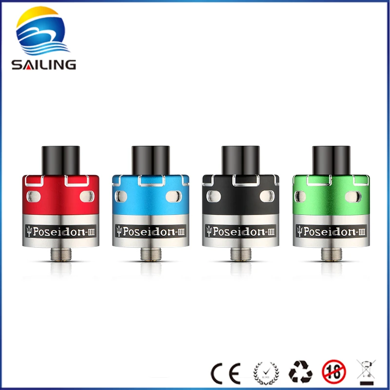 Athena 100% Original Poseidon 4 RDA Atomizer 24mm Electronic cig Rebuildable electronic 20pcs Wholesale |