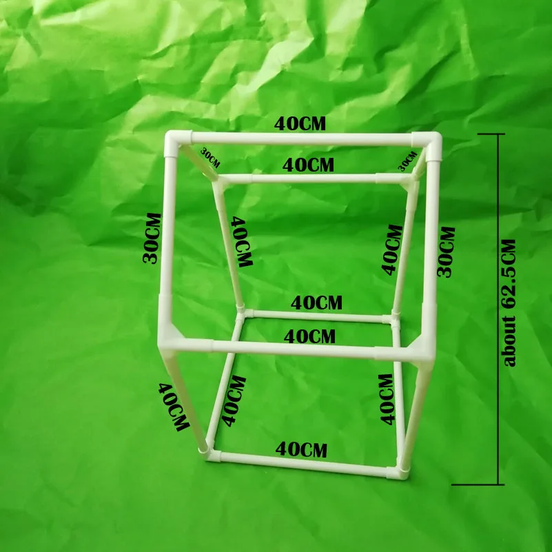 bottom size 40x40cm Детская палатка/игровая комната/pet дом структура рамки, DIY Принцесса замок рамка опционально размер дети подарок на день рождения - Цвет: bottom size 40x40cm