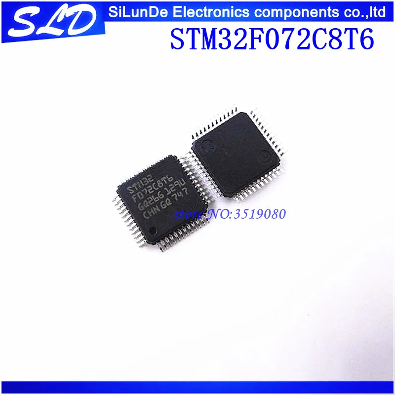 Бесплатная доставка 10 шт./лот STM32F072C8T6 LQFP48 STM32 F072C8T6 один чип STM32F072 Новый и