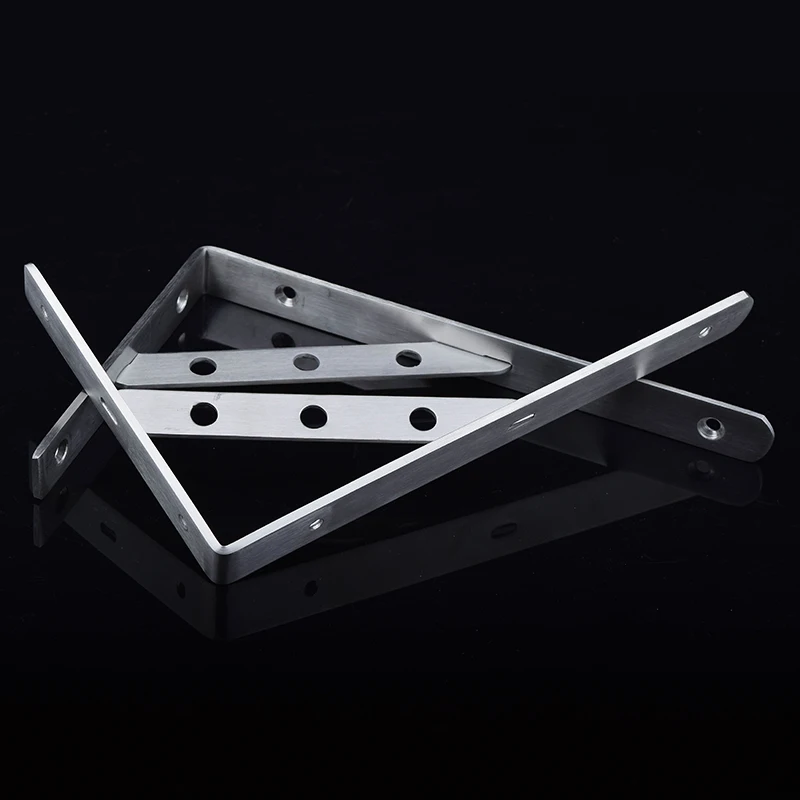 10PCS Heavy Duty Stainless Steel Wall Brackets Support Frame 20cm length Triangle Shelf Bracket Free Shipping by DHL | Обустройство