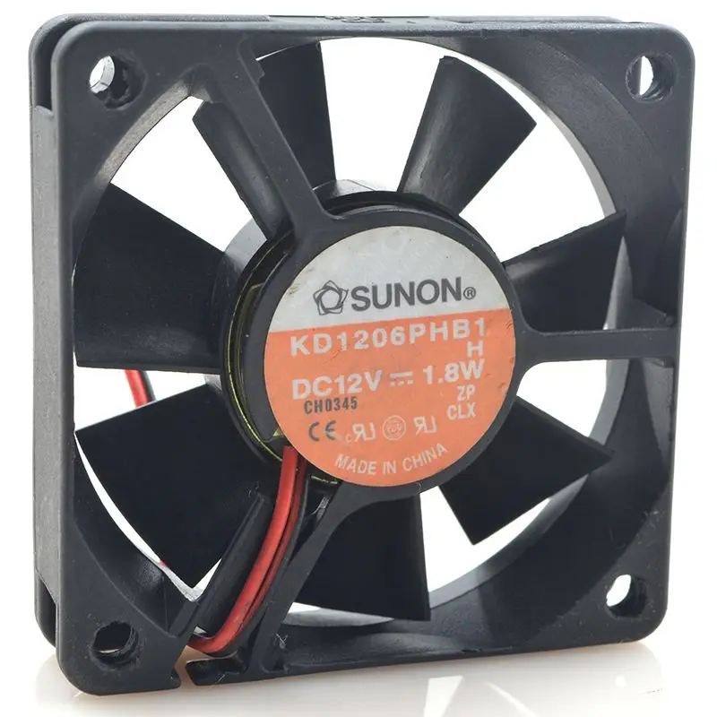 Вентилятор охлаждения серверного корпуса для Sunon KD1206PHB1 6015 1 8 W 12V 2 6 см|cooling fan|6cm