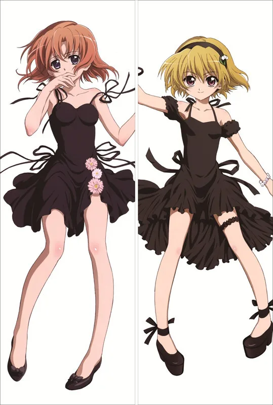 2 ММФ Хигураши, когда они плачут сексуальный Furude Rika Ryuuguu Rena наволочка Higurashi no Naku Koro ni Dakimakura наволочка для тела - Цвет: 2