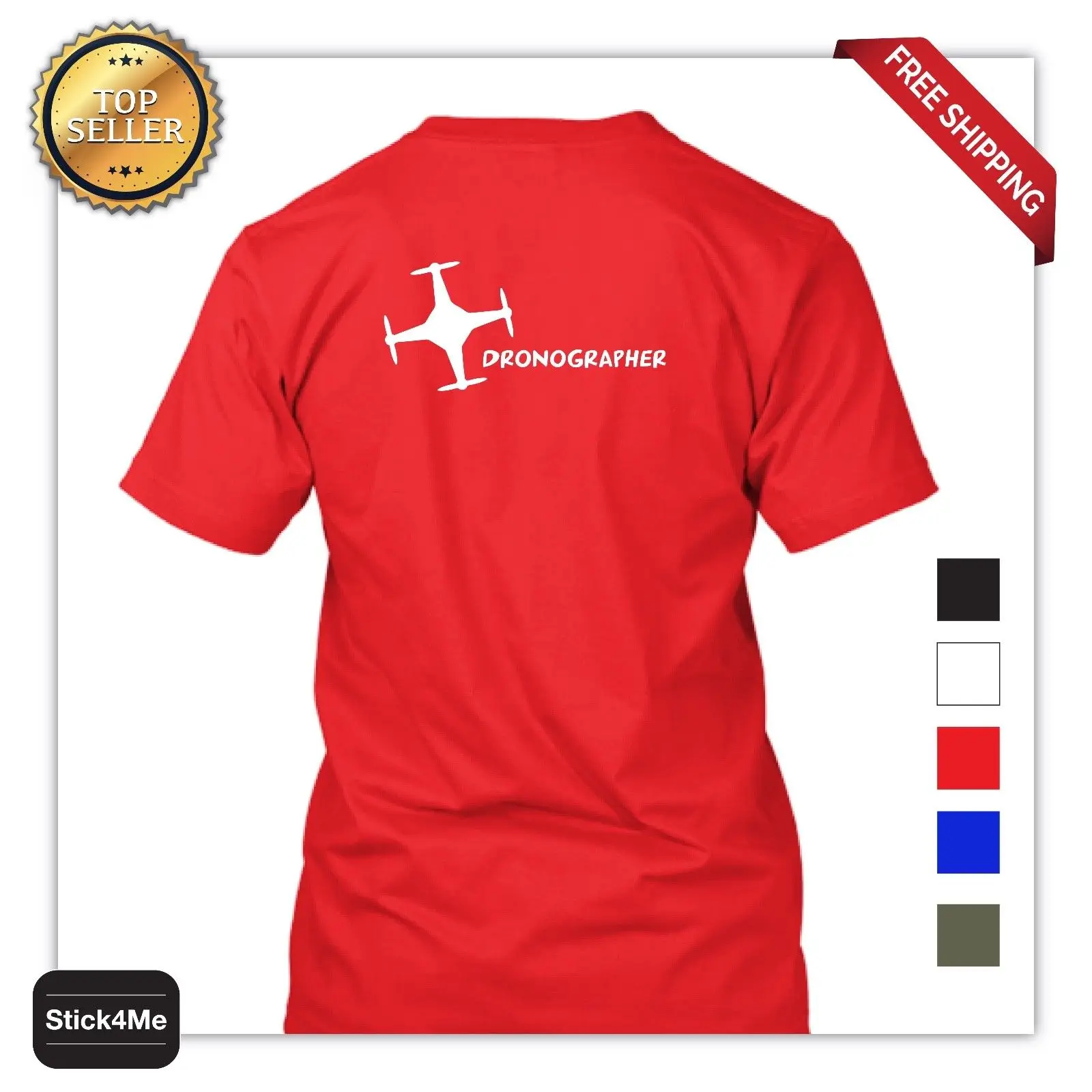 Бесплатная доставка летняя модная футболка для дрона Ариэль фотография мужская