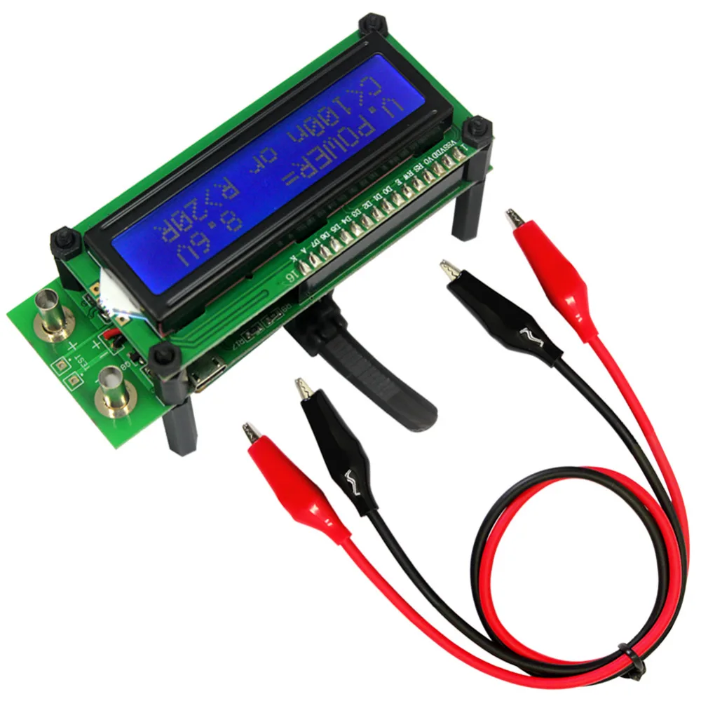 AideTek ESR01 ESR LCR метр Ом Емкость 0,01-2 0-60uH крокодил зажим провода ESR01SET
