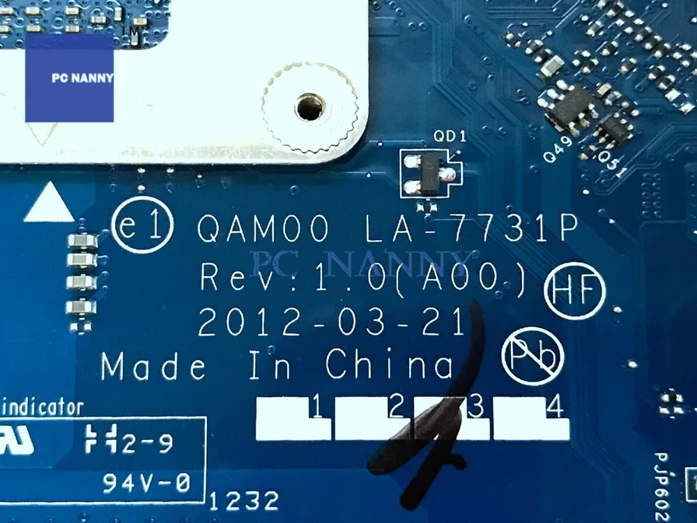 Материнская плата PCNANNY FTRC0 0FTRC0 QAM00 LA-7731P для DELL Latitude E6230 i3-2350M DDR3 ноутбука |