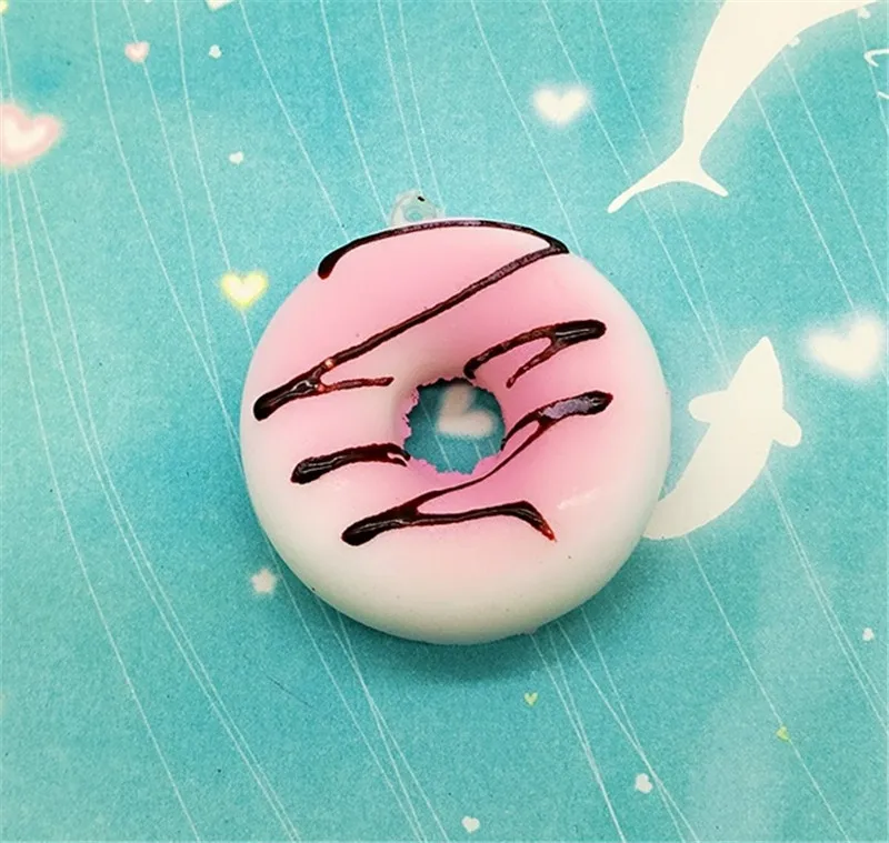 1pc 5CM Squishy Antistress Simulation Donuts Phone Straps Random Slow Rising Squeeze Gift | Игрушки и хобби