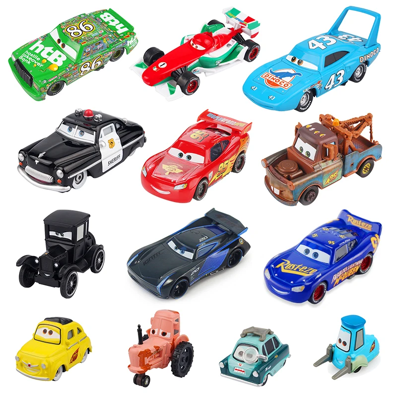 Модели автомобилей из металлического сплава в масштабе 1:55 Disney Pixar Тачки 2 3 Lightnig