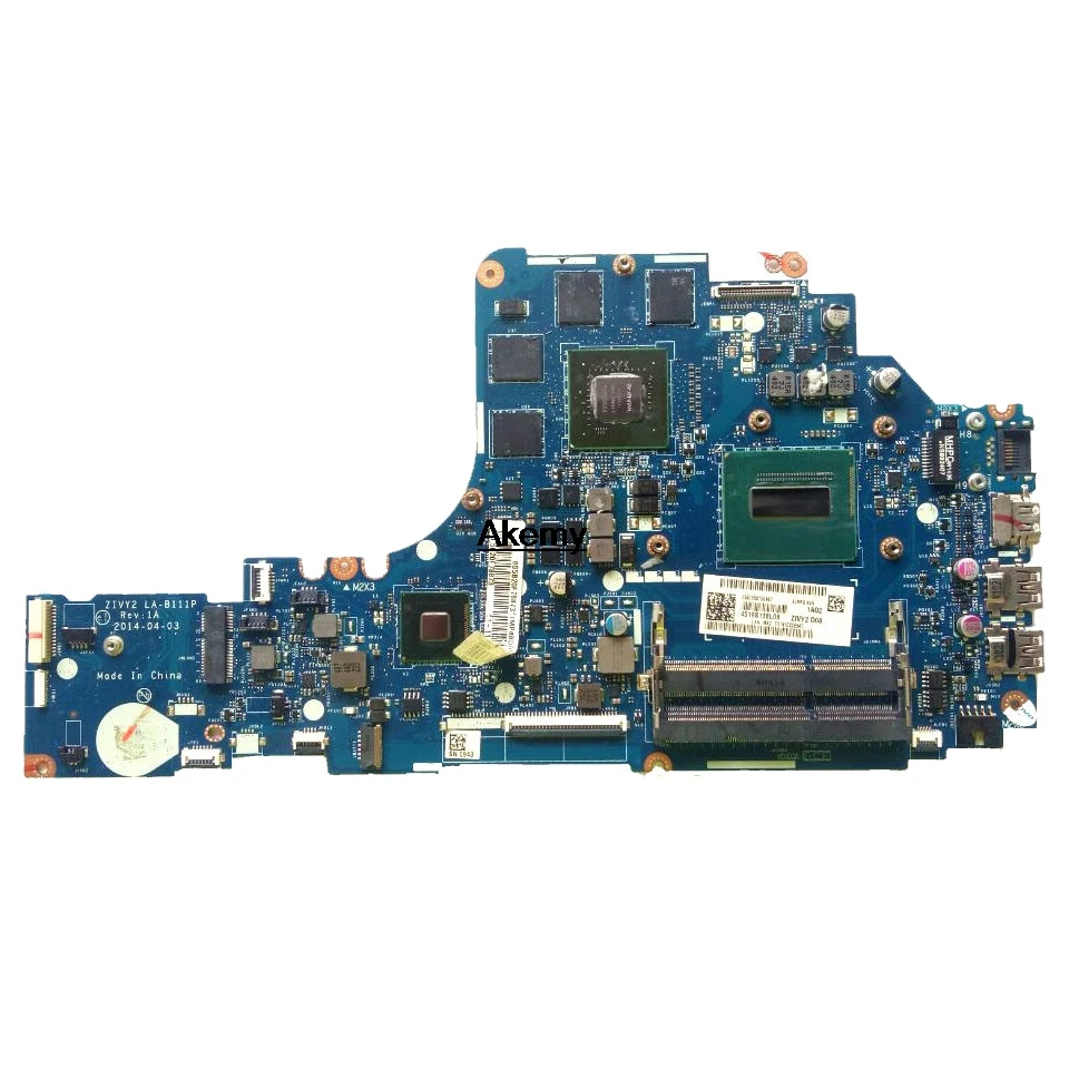 Новый и оригинальный ноутбук For Lenovo Y50 70 W8P I5 4210H материнская плата процессора ZIVY2 LA