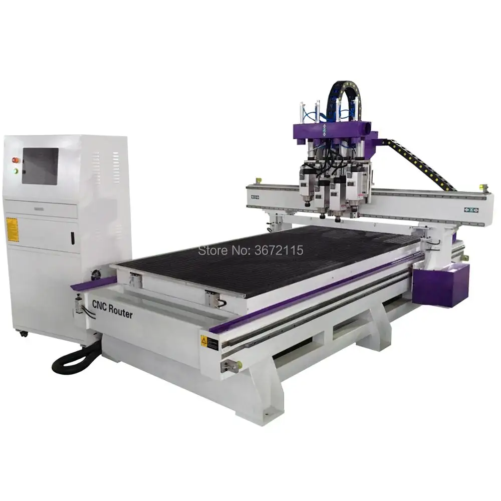 Y3 + X2 позиционирования цилиндр 1325 2125 2030 cnc маршрутизатор/мульти головки