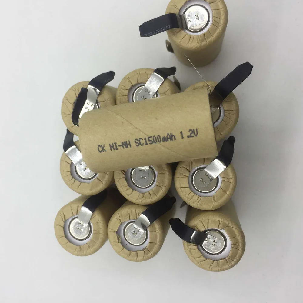 Аккумуляторные батарейки SORVESS 10 20 шт. Ni Mh батареи SC1500mAh 1 2 В SC с сварочными