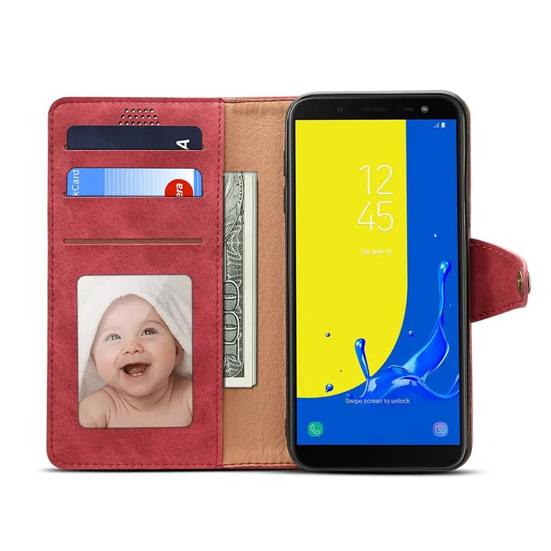 Роскошный кожаный бумажник флип Защитный чехол Крышка с прорезями для