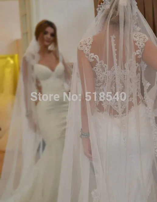 L-TD-15 Top Quality Sexy Slim Bridal Gown V-neck Cap Sleeve Vestidos De Noiva Long White Lace Mermaid Wedding Dresses 2014 | Свадьбы и