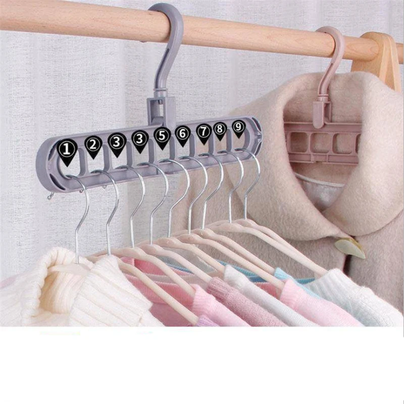 2 шт. многофункциональная пластиковая вешалка для сушки одежды и рубашек|Вешалки