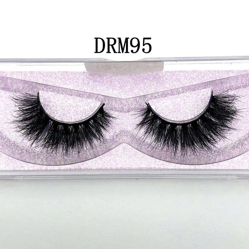 С фабрики 3d Миконос настоящий ручной Сибирский мех норки полосы ресницы DRM11mink ресницы - Цвет: DRM95