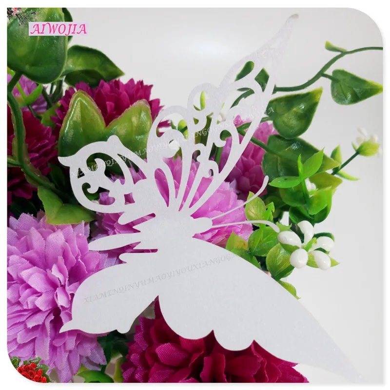 100 шт. бокалы в форме бабочки для вина|card birthday|laser cut birthday cardsdecorating cards |