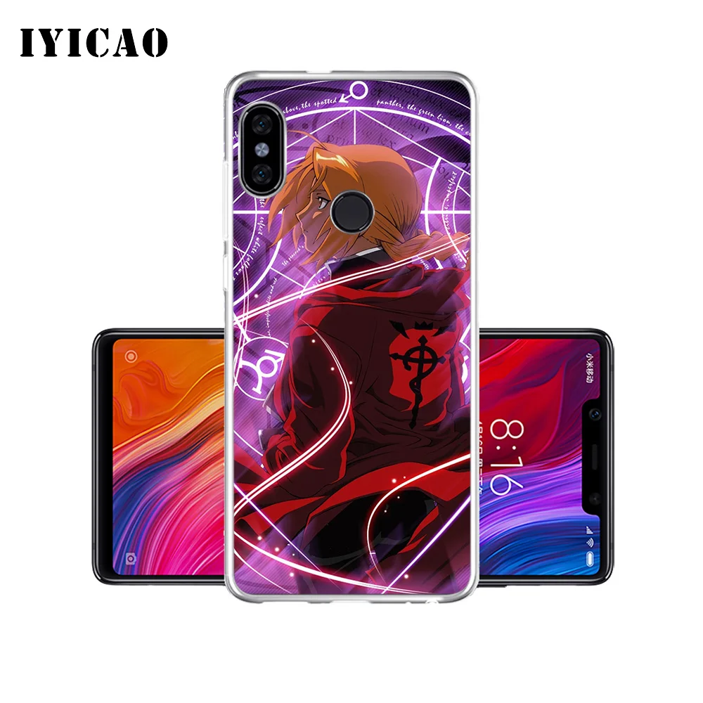 Металлический Алхимик IYICAO мягкий силиконовый чехол для телефона Xiaomi Mi 9 8 SE 6 A1 A2 Lite