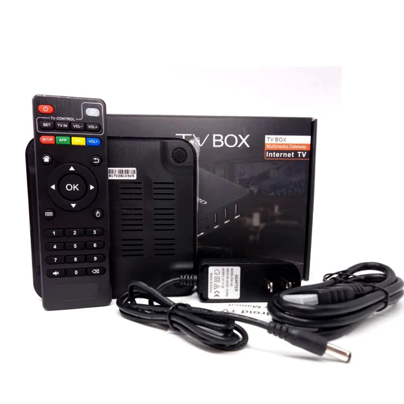 5 шт. HDMI Pro 4 К Коди TV Box ES Android 6.0 Amlogic S905X ТВ коробка 1 ГБ/8 ГБ WI FI 1080 P полностью загружен
