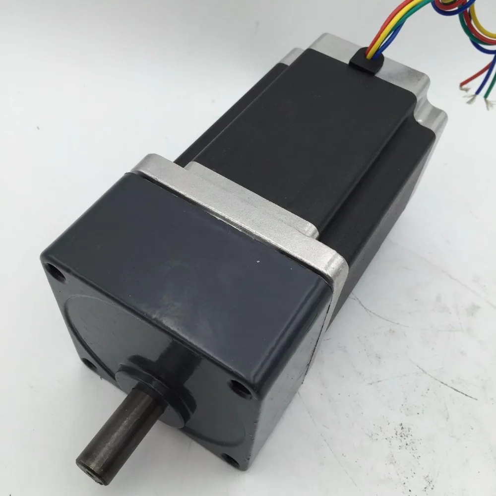 NEMA34 4A 3Nm 429oz-in L 66mm Stepper Motor + Ratio 1:50 NMRV030 Gearbox reducer for CNC Router In Box | Обустройство дома