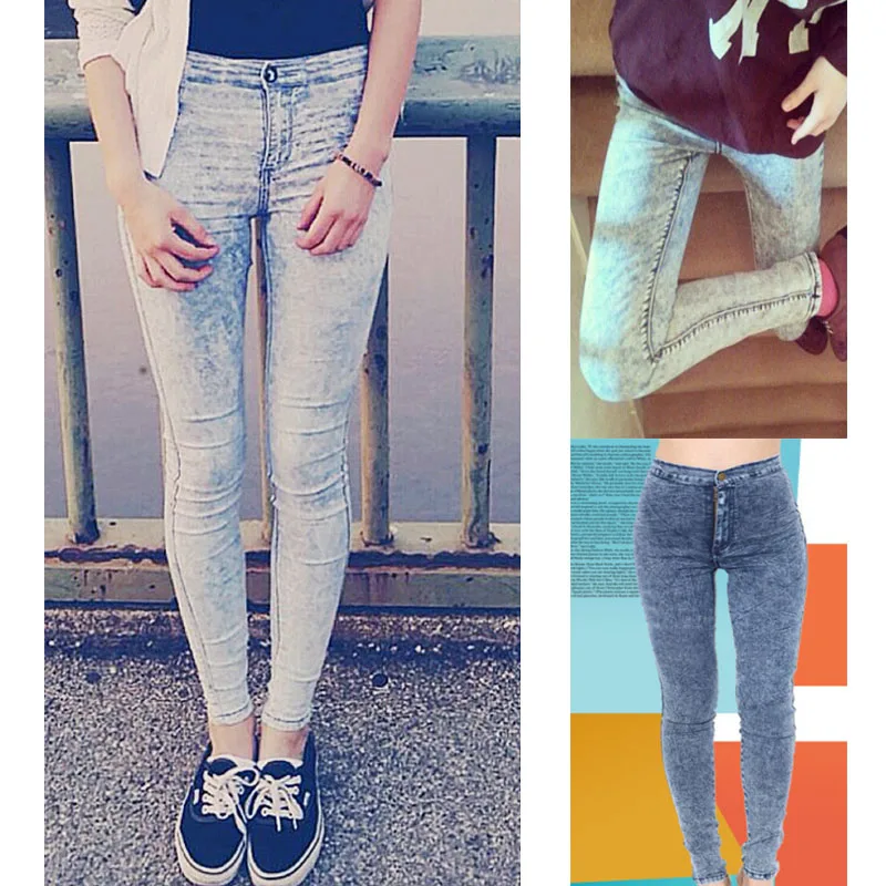 DayLook/высокое качество зимние джинсы с высокой талией повседневные узкие брюки в