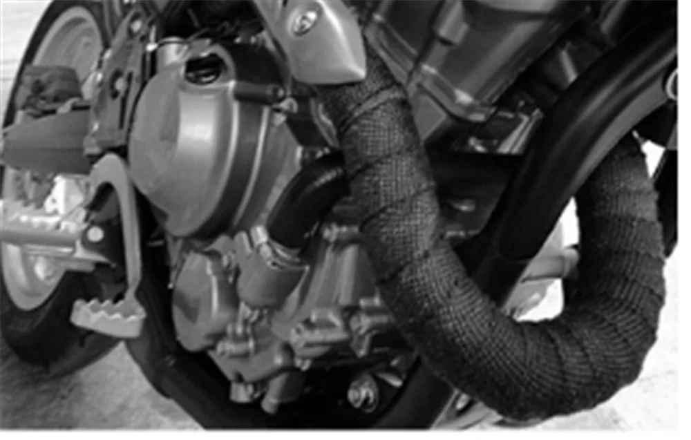 Запчасти для мотоциклов и автомобилей модификация выхлопной трубы огнеупорная