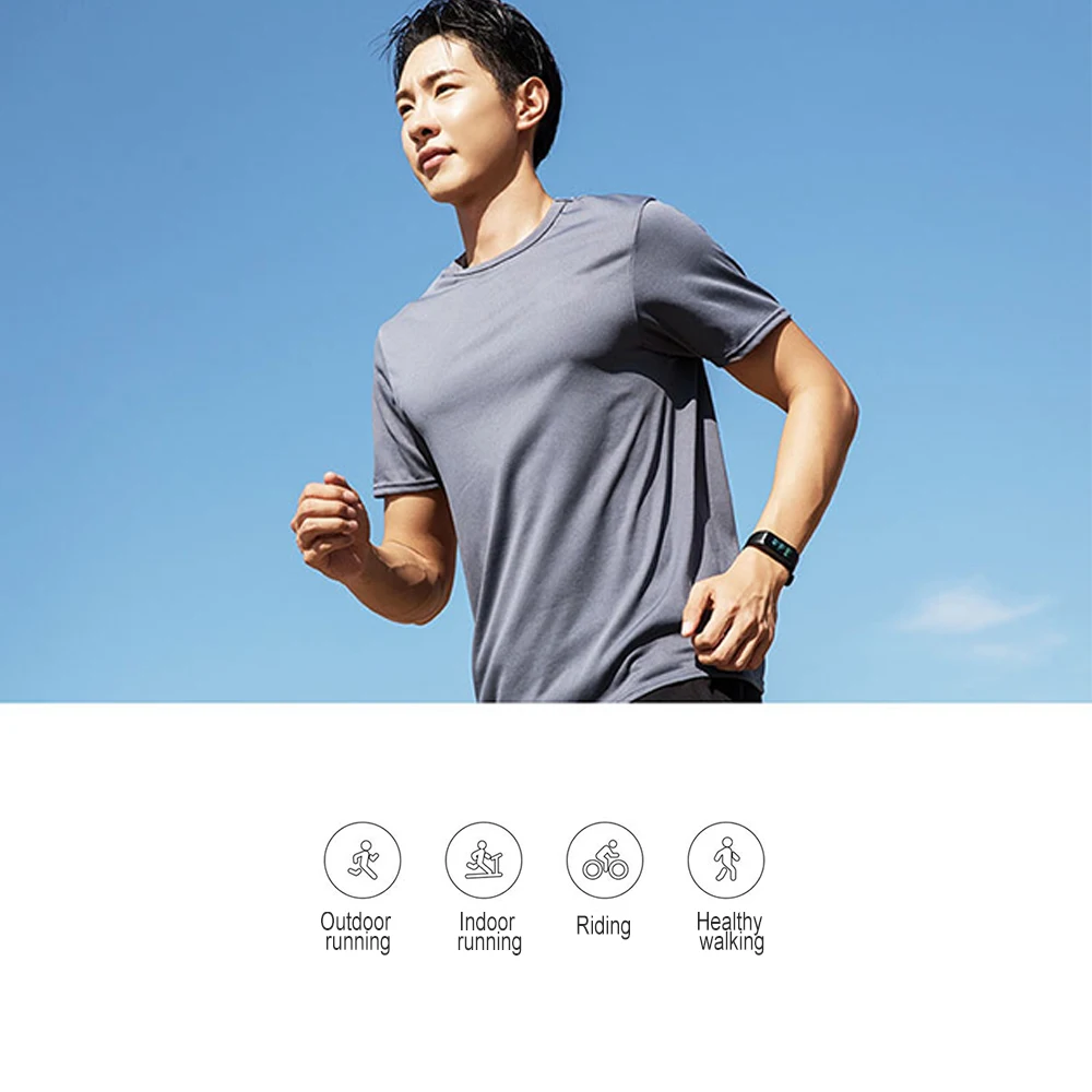Фитнес-браслет Amazfit Cor 2, английская версия, 1,23 дюймов, ips цветной экран, 5 АТМ, водонепроницаемый шагомер, пульсометр