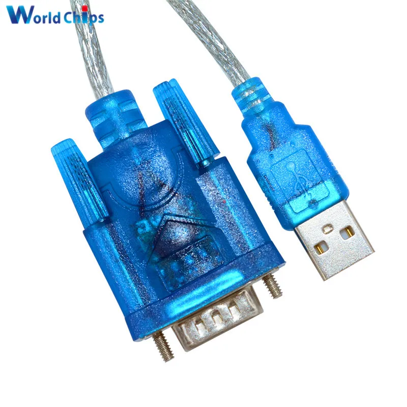 10 шт. CH340 USB в RS232 com порт последовательный 9 контактный DB9 Кабель адаптер Поддержка