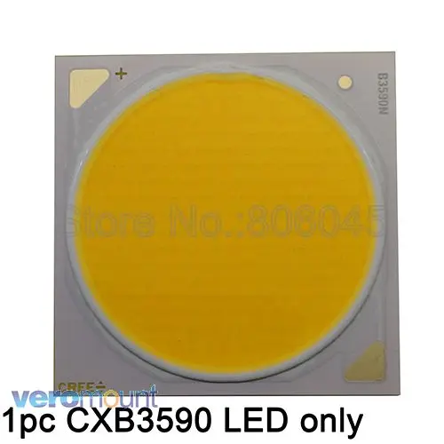 CXB3590 LED Cree CXB3590 LED Plant Grow Light 3000K 3500K 5000K 80 CRI 36V COB LED Array with Lens& Meanwell Driver DIY Module - Испускаемый цвет: CXB3590 LED