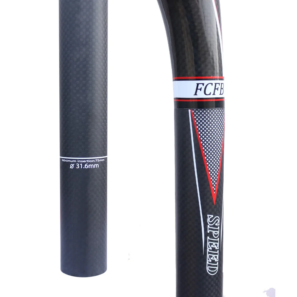 2017 FCFB полностью углеродное волокно дорожный велосипед Подседельный штырь MTB