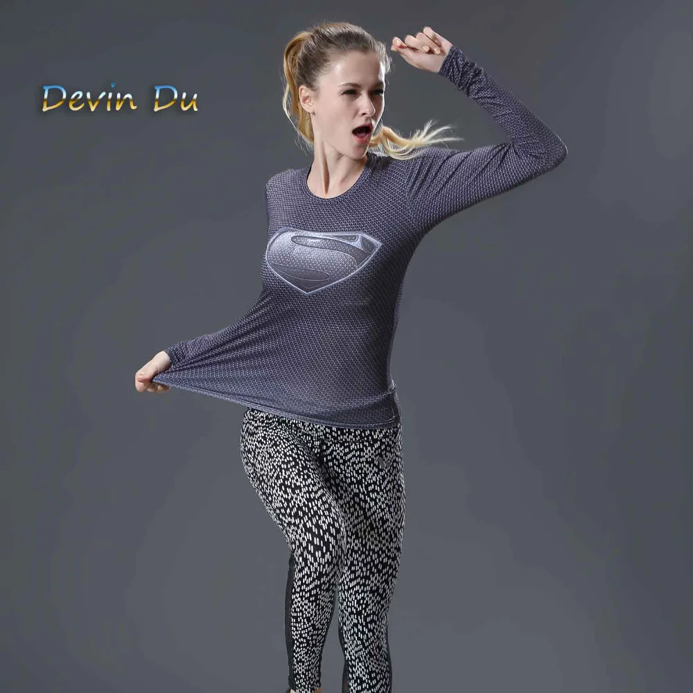 Женская Повседневная футболка женские футболки бодибилдинг компрессионные