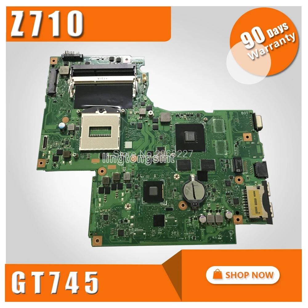Z710 материнская плата REV2.1 GT745 для For Asus ноутбука Материнская Тест 100% ОК|mainboard
