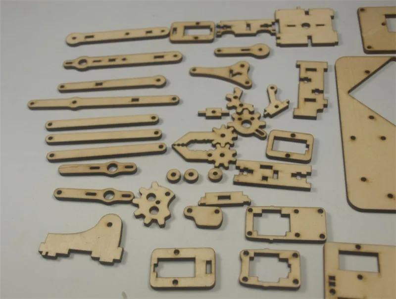 DIY MeArm ваш робот v1.0 лазерная резка деревянный комплект/набор 3 мм Толщина