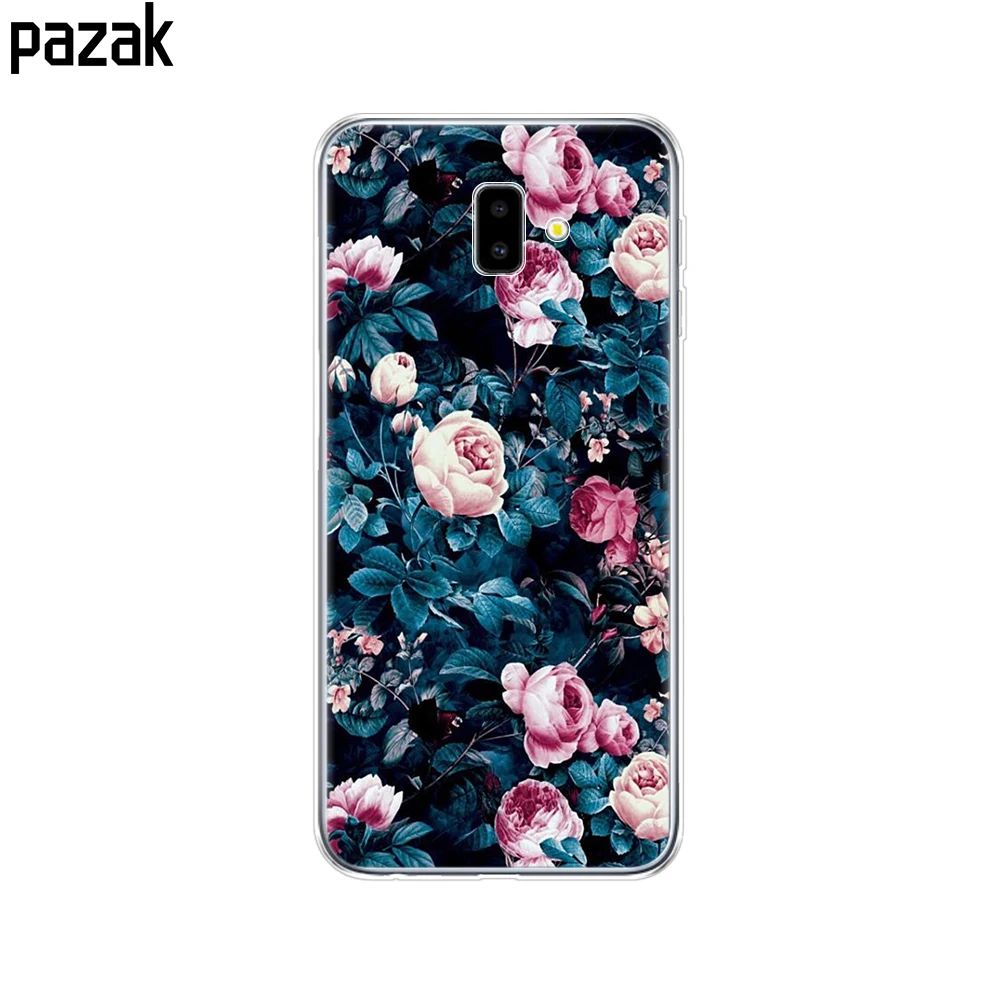 52382 Для samsung J6 J6+ чехол coque мягкий чехол из термополиуретана и силикона для samsung Galaxy J6Plus J 6 Plus J610 J610F Capas противоударный - Цвет: 52382