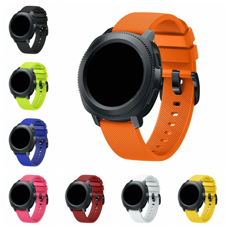 Ширина 20 мм силиконовый ремешок для часов samsung Galaxy Watch Garmin Amazfit сменный Браслет ремешок для часов для спорта