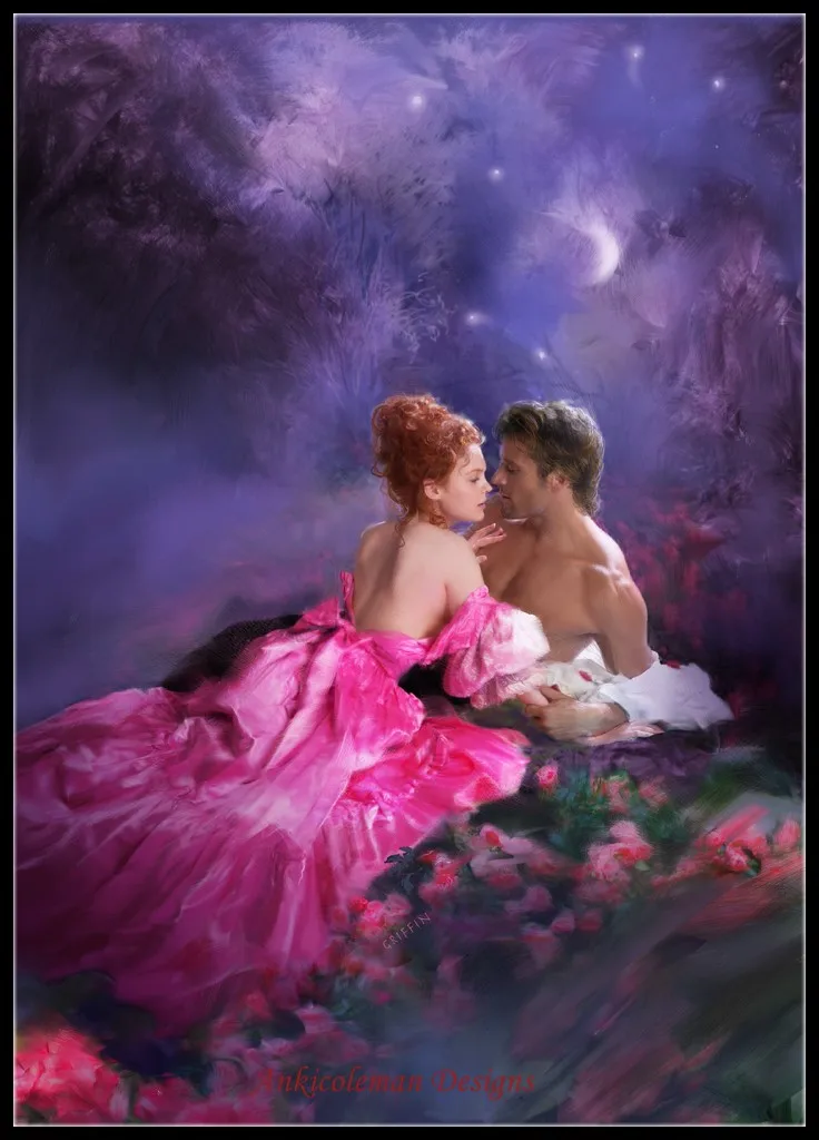 

Набор для вышивки крестиком 14 ct, «Поцелуй в полночь»