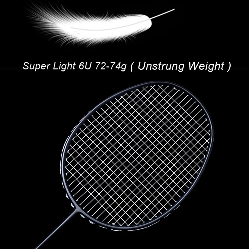 Профессиональная ракетка для бадминтона LOKI из углеродного волокна супер
