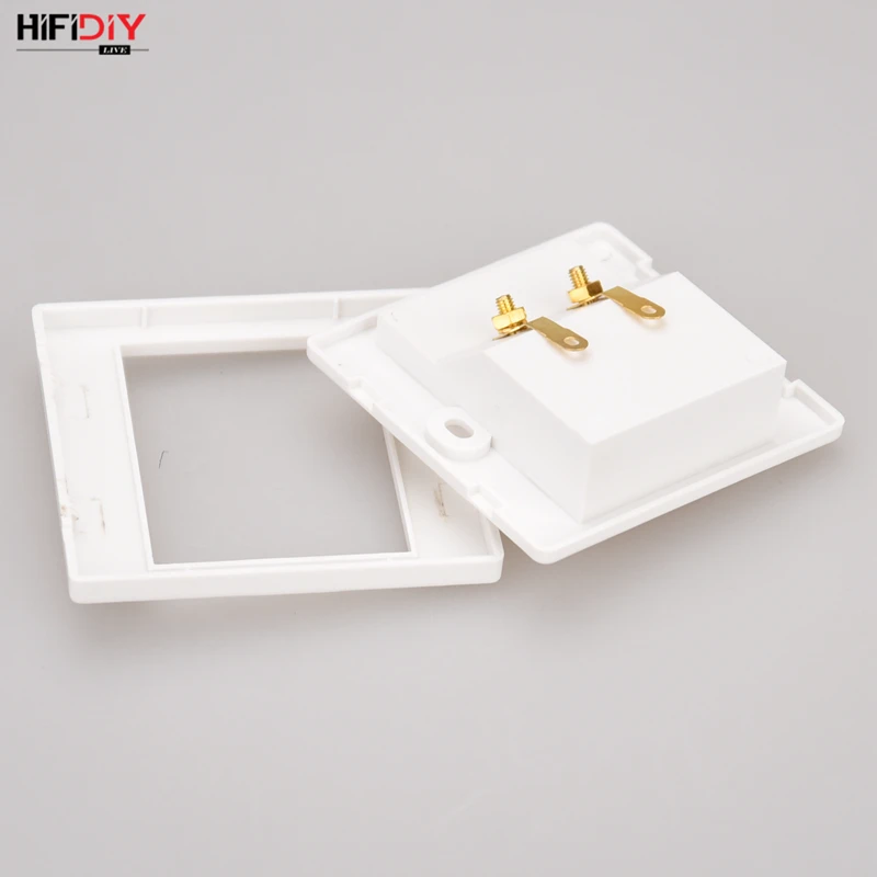HIFIDIY LIVE wall Engineering динамик распределительная коробка клеммы акустические коробки оболочки 2 медные переплеты PostWire Кабельный разъем 68*51