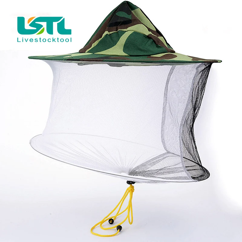 Двухслойная голова Топ камуфляжная шляпа пчеловода вуаль комбо пчела ошибка