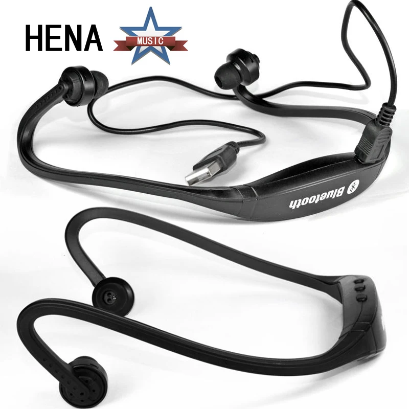 Хена Спорт bluetooth гарнитура ZK S9 Беспроводной стерео гарнитуры музыкальный плеер с