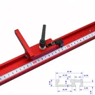 Т-образная направляющая для деревообработки, модель 45, алюминиевый сплав