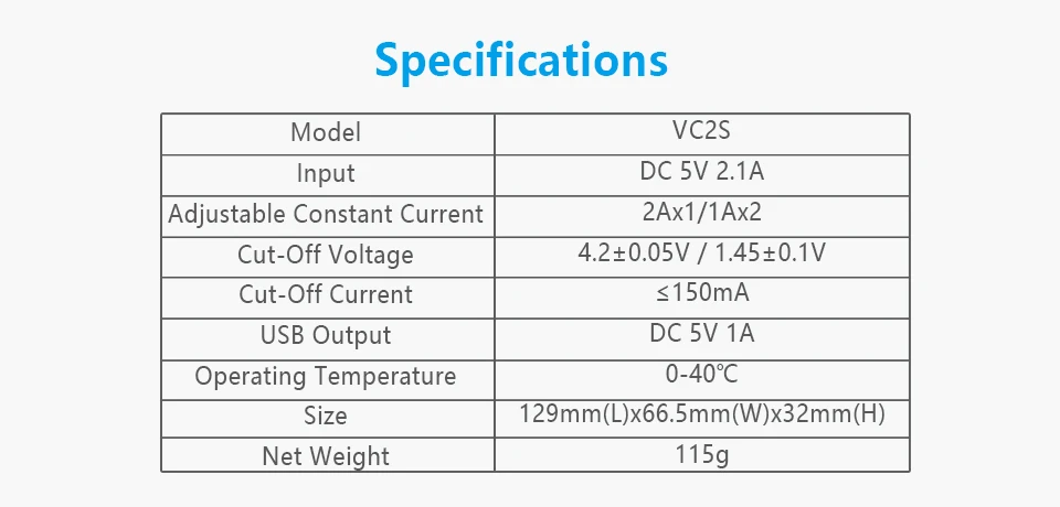 XTAR VC2 S VC2S красочный VA ЖК-экран микро-USB питание портативный Банк питания относится к 3,6 В/3,7 в литий-ионный/IMR/INR/ICR 18650 26650