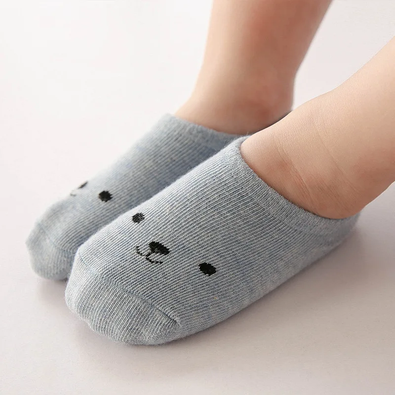 2017 Детские Короткие Носки с рисунком для девочек и мальчиков противоскользящие