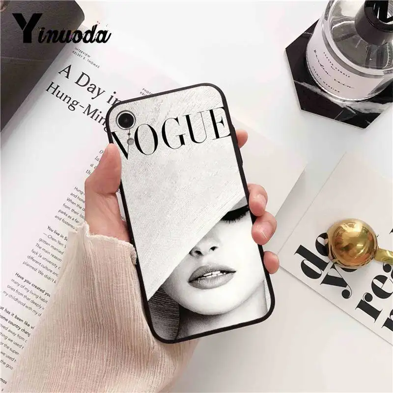 Yinuoda бренд больше проблем, чем Vogue роскошный PhoneCase для iPhone X XS MAX 6 6s 7 7plus 8 8Plus 5 5S SE XR 11 11pro 11promax