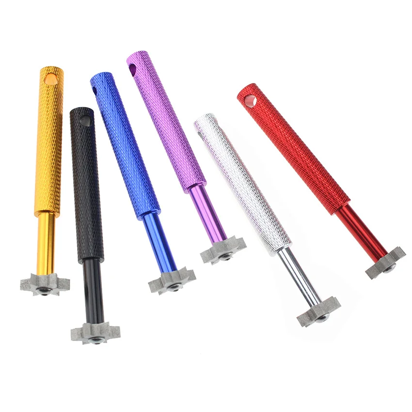 

Hot sell Golf Club Cleaner Tool 6 Blade Cutters Golf Club Sharpener Groove Wedge Cleaner Regrooving Tool 6 Color random delivery