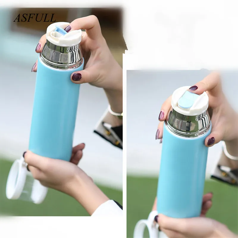 Thermos cup Mug Vacuum Cup 304 Stainless Steel insulated 500ML Thermal Bottle Thermoses vacuum flask water bottle 7Q | Дом и сад